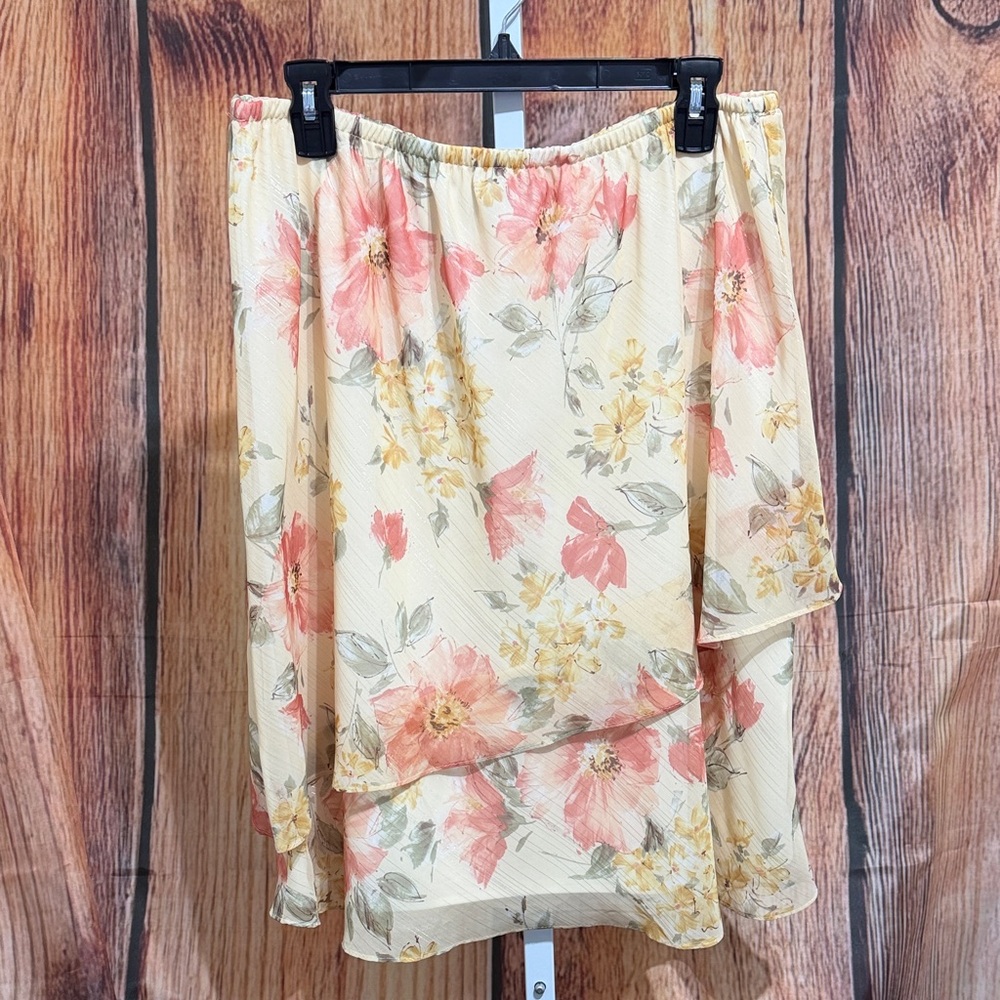 R&M Richard’s Chiffon Tiered Skirt Size 18
